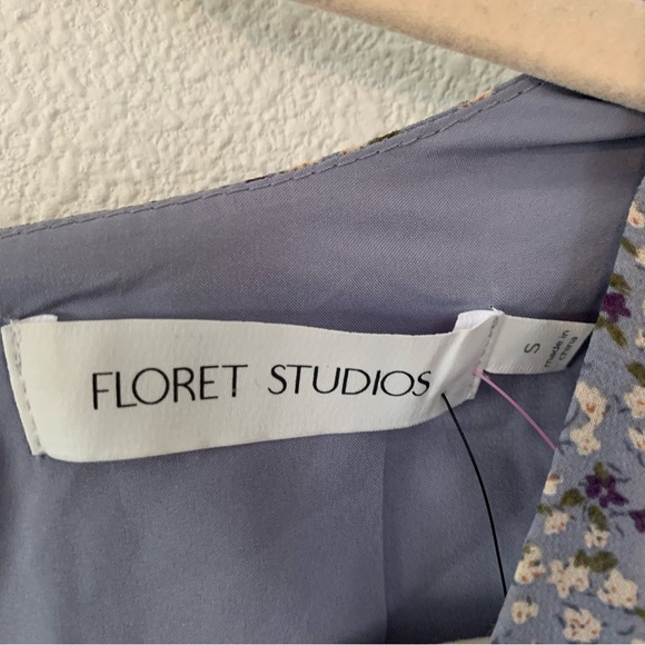 Floret Studios Floral Midi Dress NWT - Picture 7 of 13